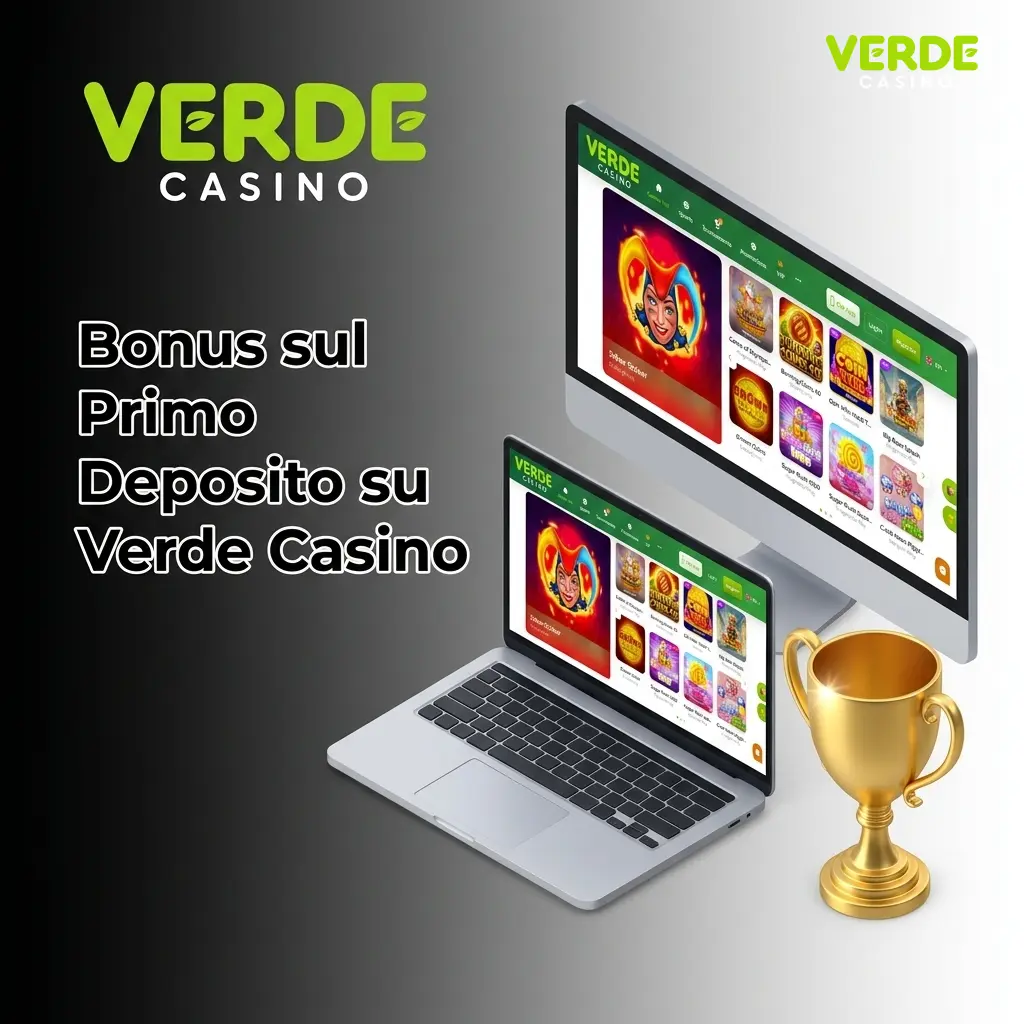 Bonus di benvenuto Verde Casino: fino a 1.200 EUR e 220 giri gratuiti al primo deposito