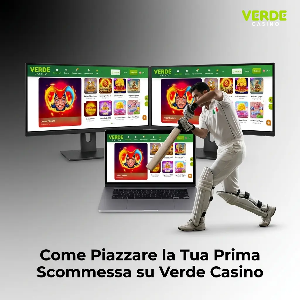 Guida passo passo per piazzare la prima scommessa su Verde Casino: registrazione, deposito e conferma puntata