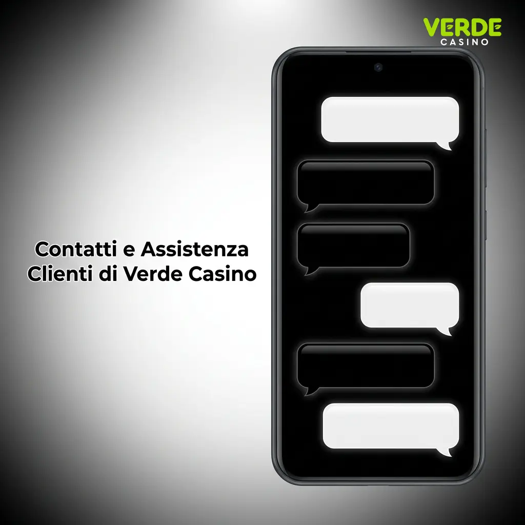 Servizio assistenza clienti Verde Casino disponibile 24/7 tramite live chat, email e centro FAQ
