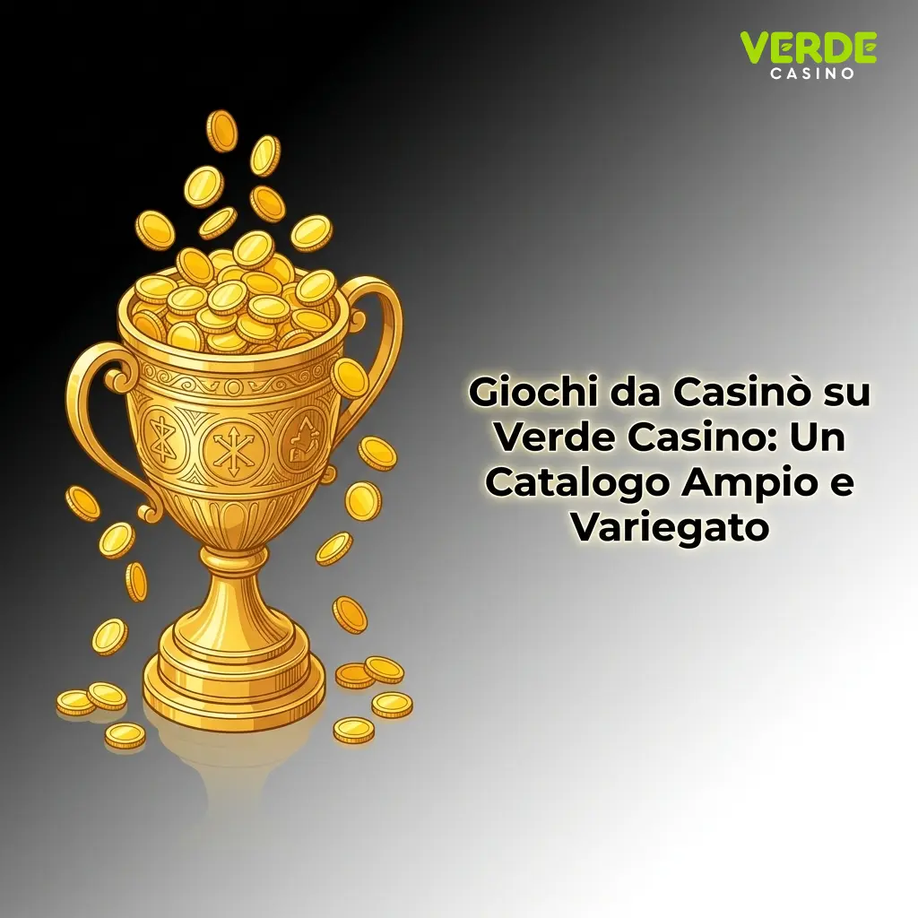 Catalogo giochi Verde Casino: slot, roulette, blackjack dal vivo, baccarat e jackpot progressivi per giocatori italiani