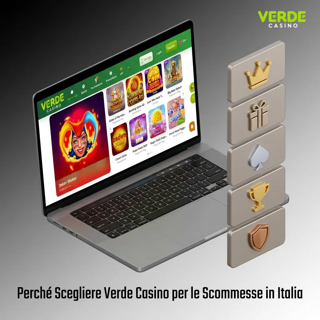 Verde Casino scommesse Italia: licenza ADM, bonus fino a 1.200 EUR, sport variati e supporto 24/7