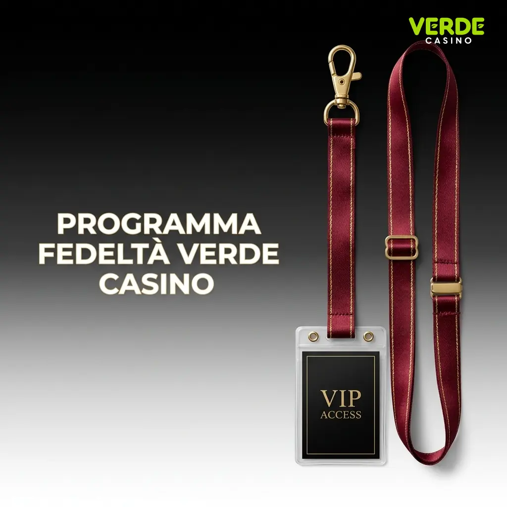 Programma fedeltà Verde Casino: livelli Bronzo, Argento, Oro, Platino e VIP con cashback crescente fino al 20%