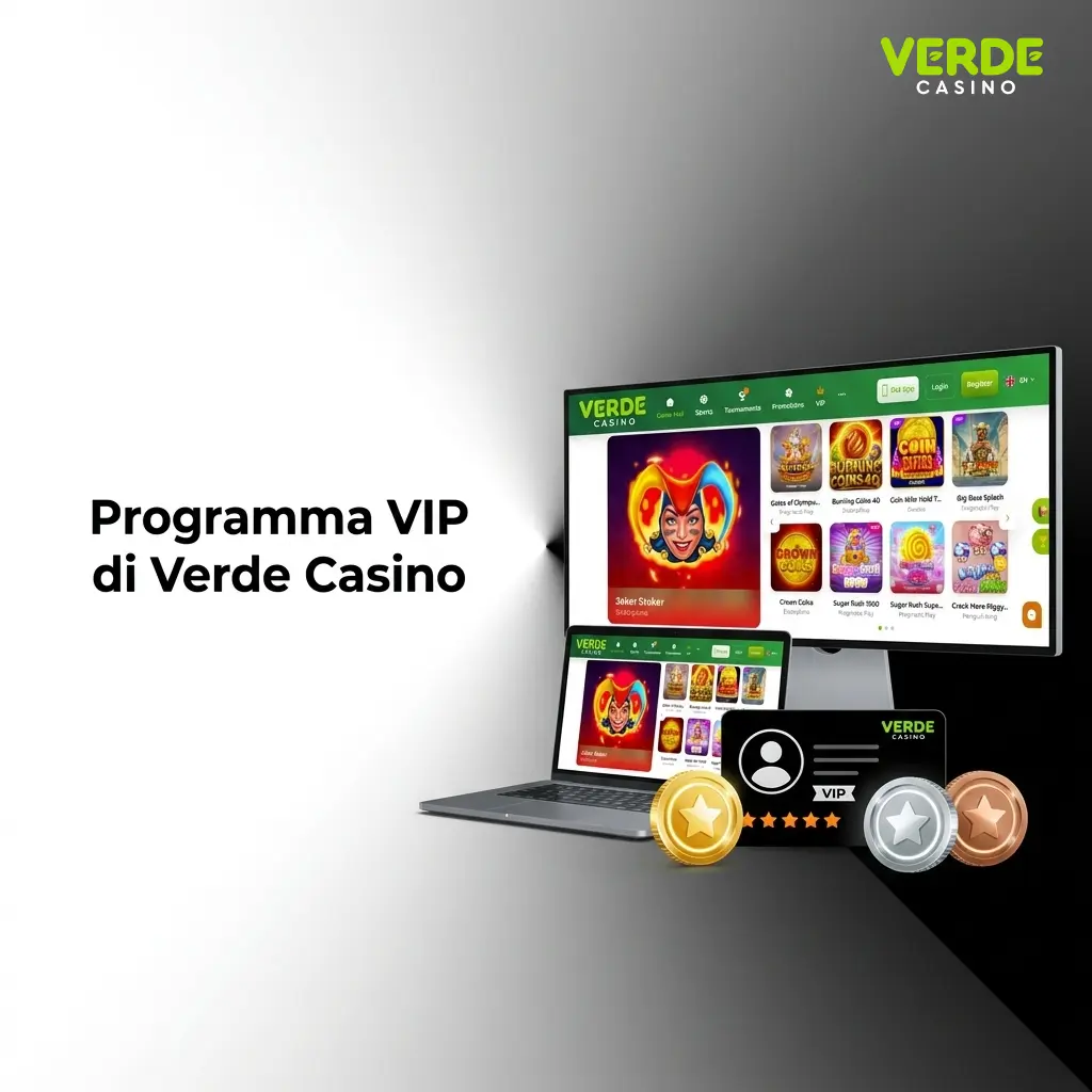 Programma VIP Verde Casino con livelli progressivi, cashback, bonus personalizzati e assistenza prioritaria per giocatori fedeli