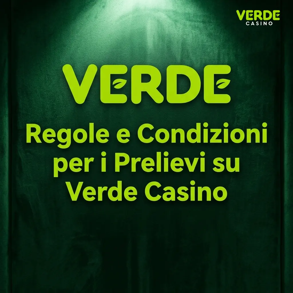 Regole e condizioni per i prelievi su Verde Casino: verifica KYC, limiti importo e tempi di elaborazione