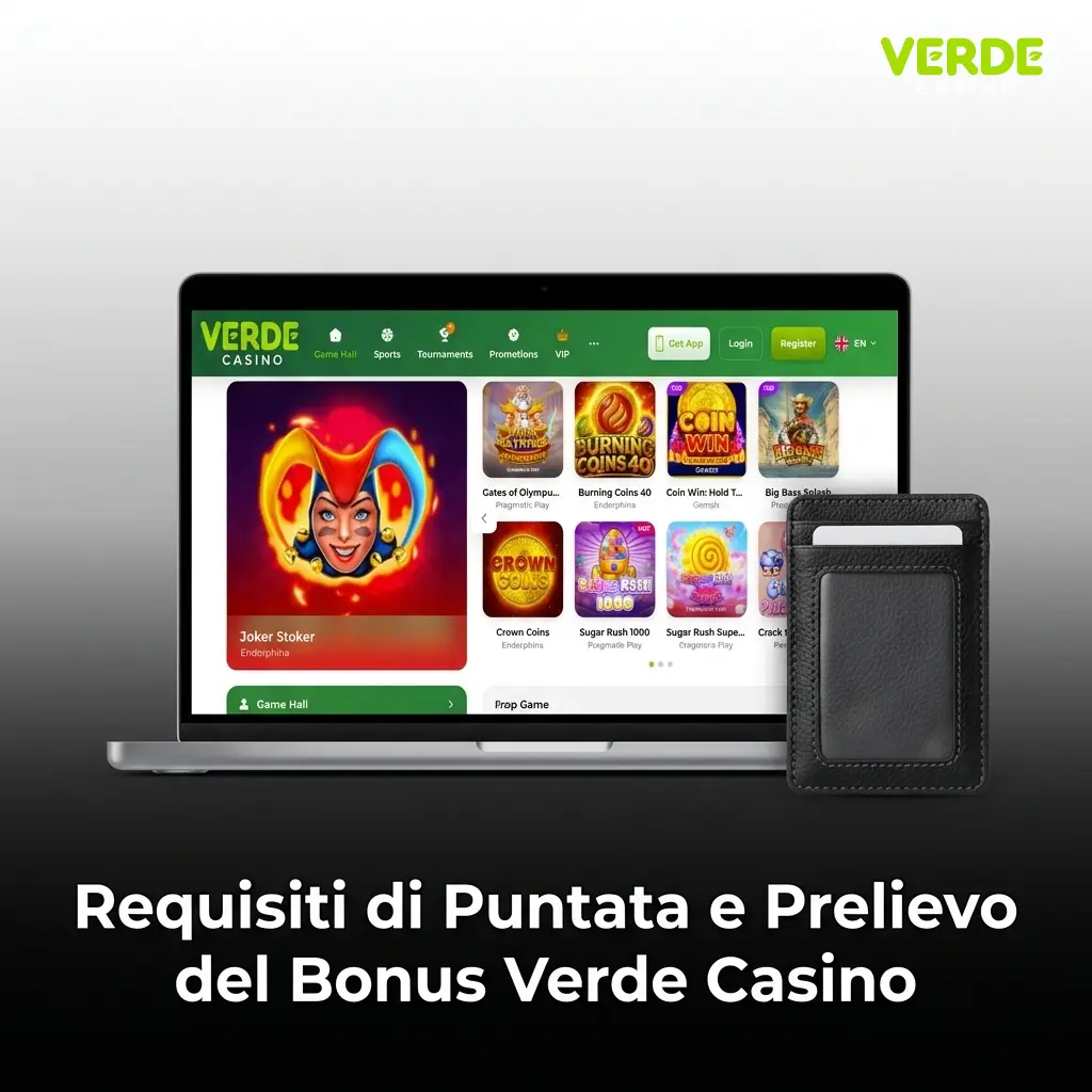 Requisiti di puntata e prelievo bonus Verde Casino: regole wagering 35x, scadenze e limiti massimi prelevabili
