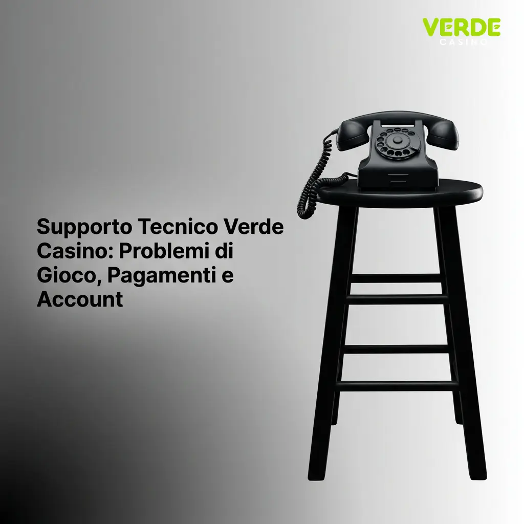 Supporto tecnico Verde Casino: risoluzione problemi login, pagamenti, bonus e malfunzionamenti con assistenza 24/7
