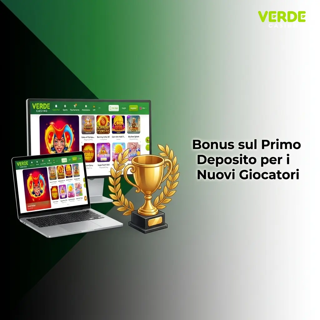 Bonus benvenuto Verde Casino: fino a 1.200 EUR e 220 giri gratuiti per nuovi iscritti italiani