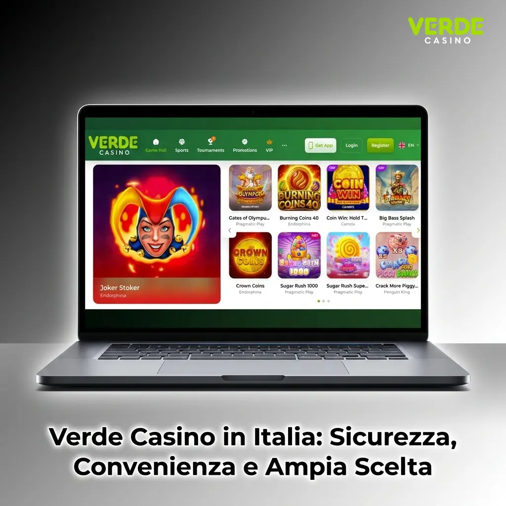 Verde Casino Italia: piattaforma sicura per scommesse sportive e giochi da casinò online con app mobile