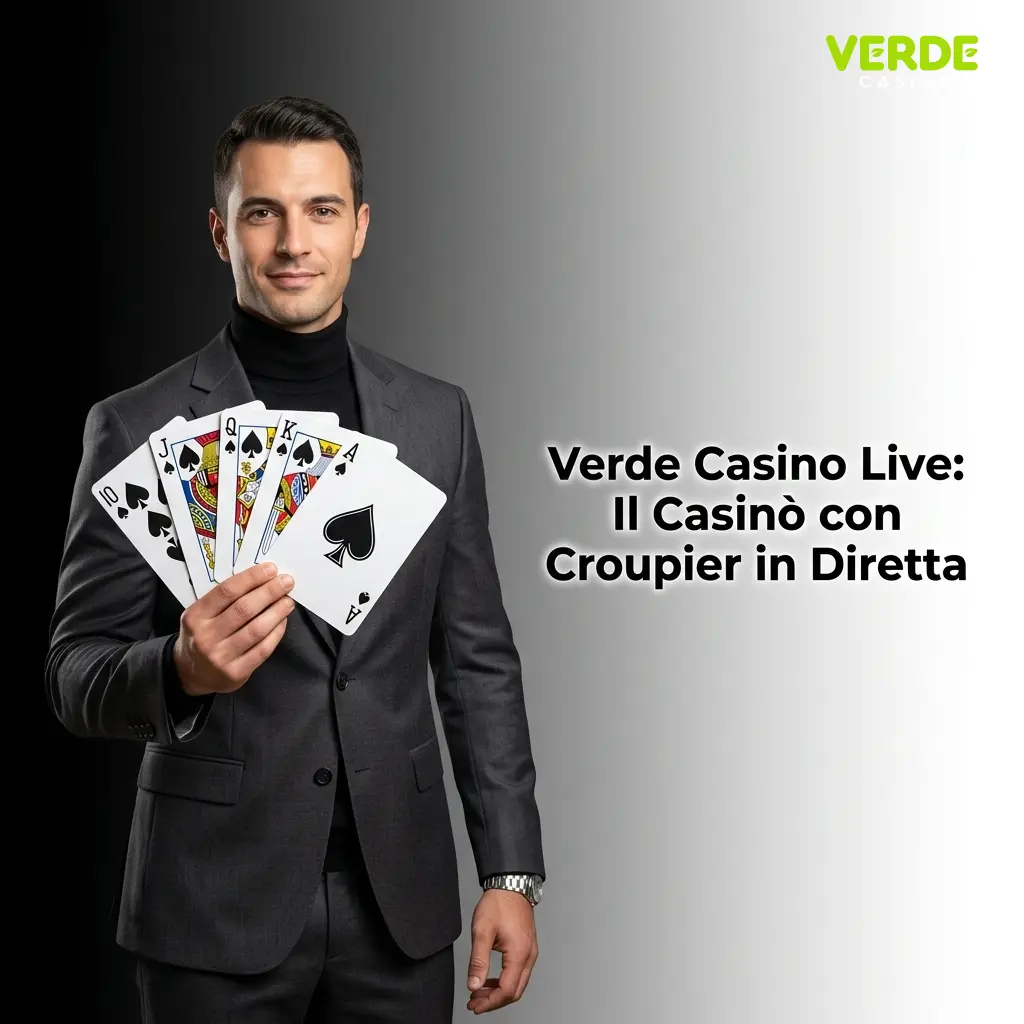 Tavolo da gioco in diretta con croupier reale su Verde Casino Live, roulette e blackjack disponibili