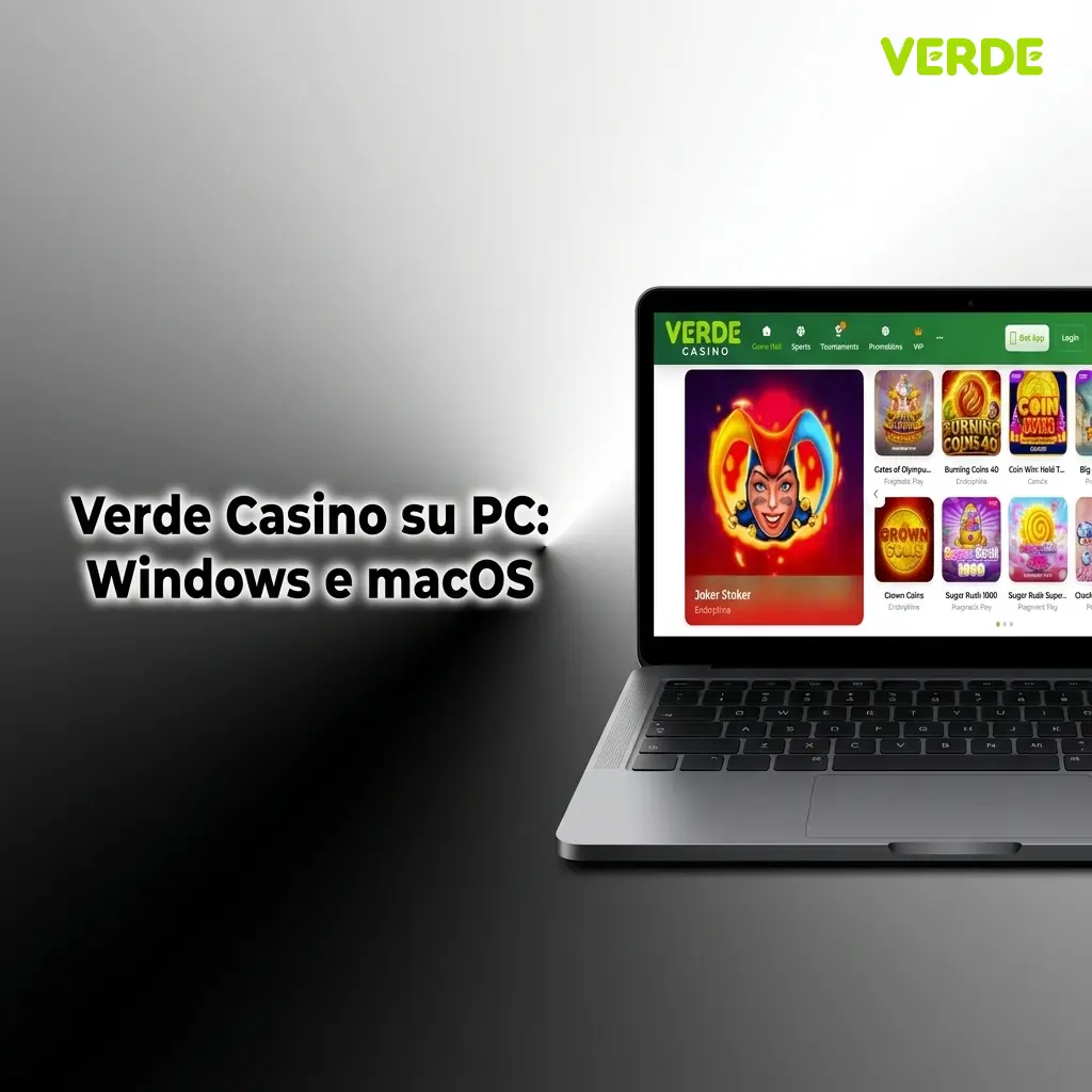 Verde Casino su PC: accesso completo via browser su Windows e macOS senza download