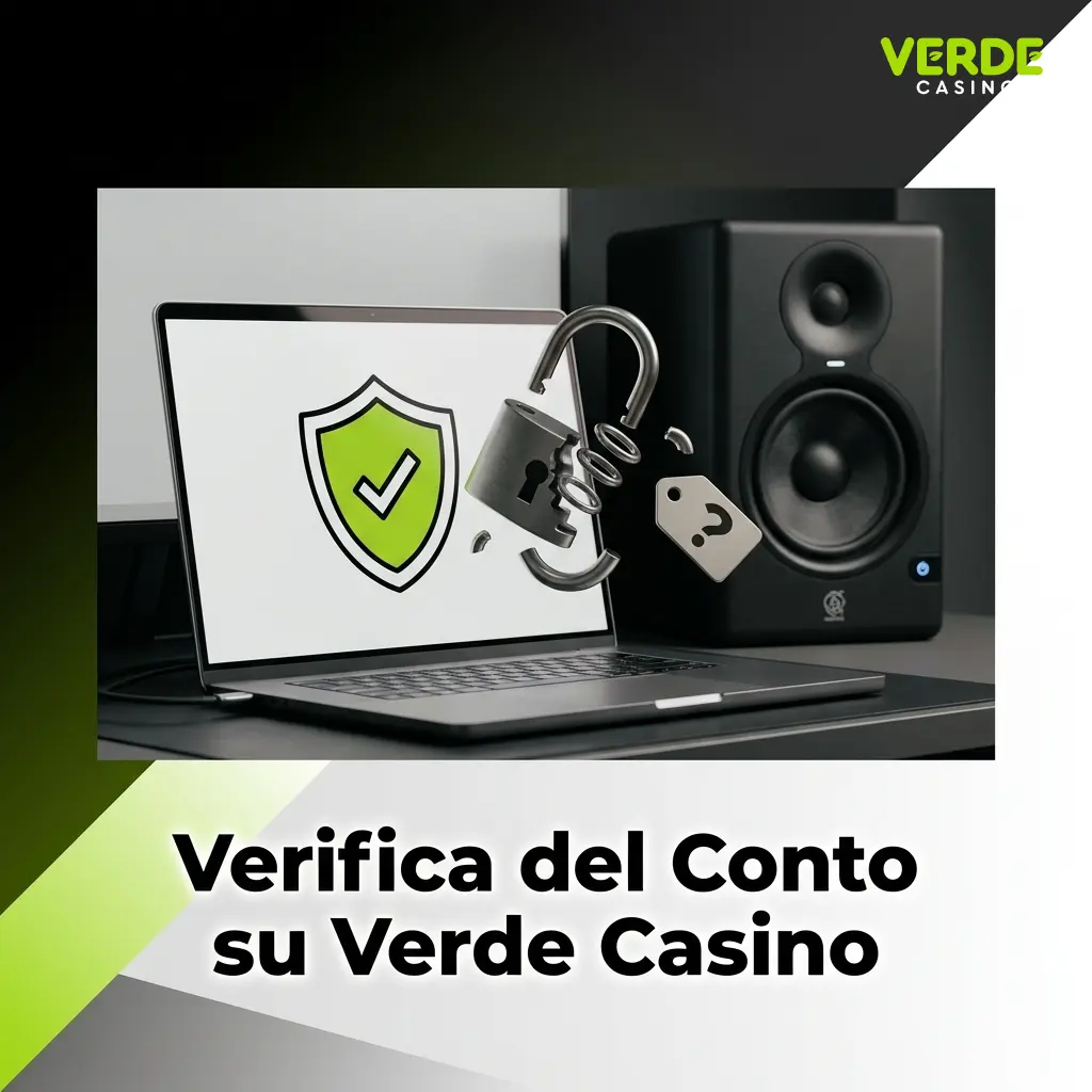 Procedura di verifica del conto su Verde Casino con documenti d'identità richiesti per giocatori italiani ADM